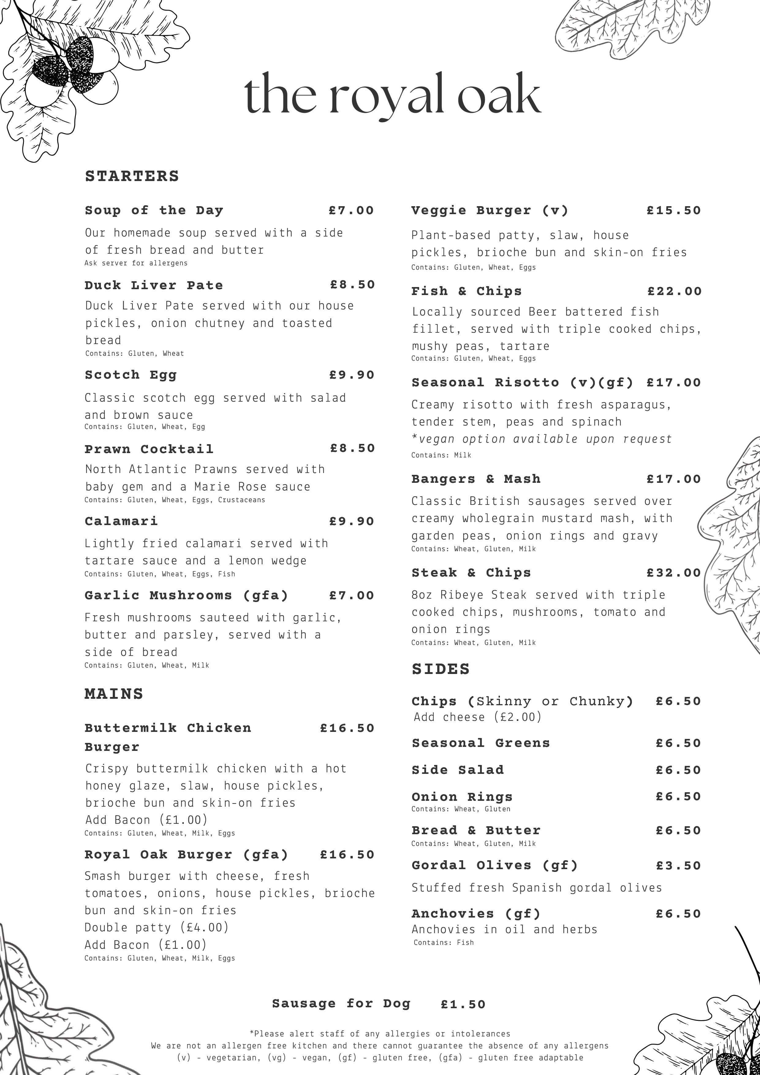 Main Menu